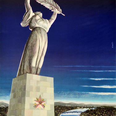 Budapest Hungary Freedom Statue IBUSZ