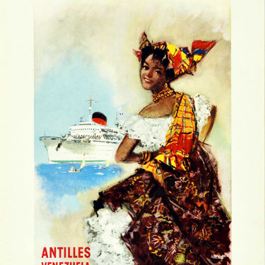 Transatlantique French Line Antilles Venezuela