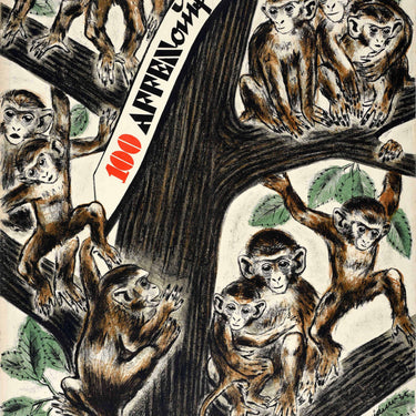Leipzig Zoo Monkeys In A Tree