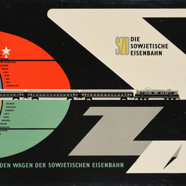 SZD Soviet Railway Sowjetische Eisenbahn USSR