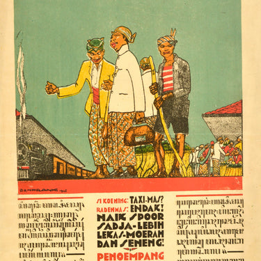 Staatsspoorwegen State Railways Dutch East Indies