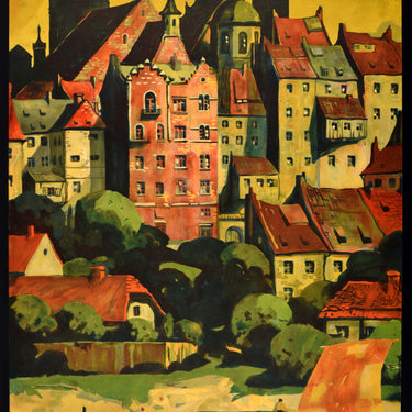 Warszawa Polish State Railways Stefan Norblin Large