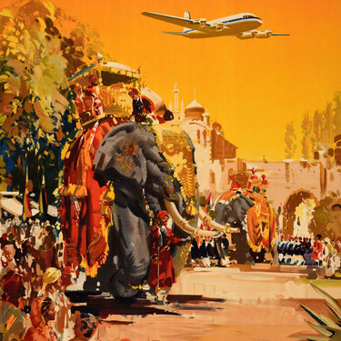 Fly To India By BOAC Airline Wootton