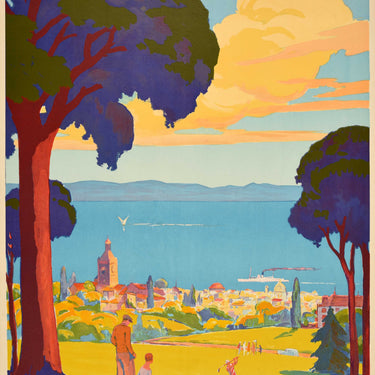 Evian Les Bains Art Deco Golf PLM France Railway Spa