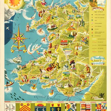 Wales Map Frederick Griffin