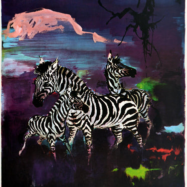 Africa Zebras SAS Otto Nielsen Purple