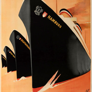 New York Hamburg Amerika Line HAPAG