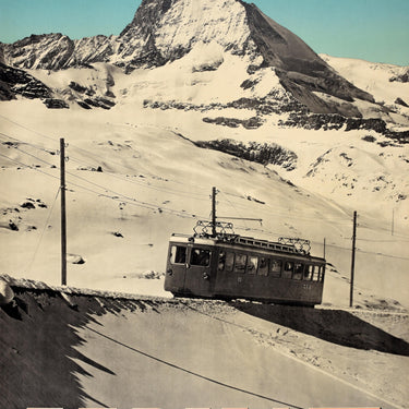 Zermatt Swissair Switzerland Gornergrat Railway