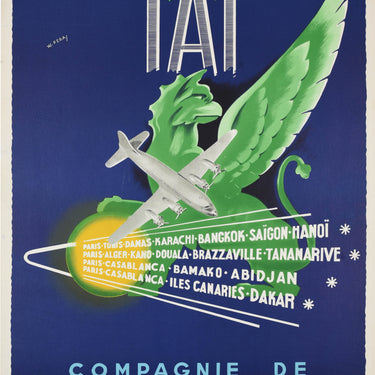 TAI Airline Douglas DC4 Far East