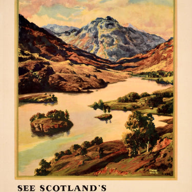 See Scotland Romantic Trossachs Ben Venue