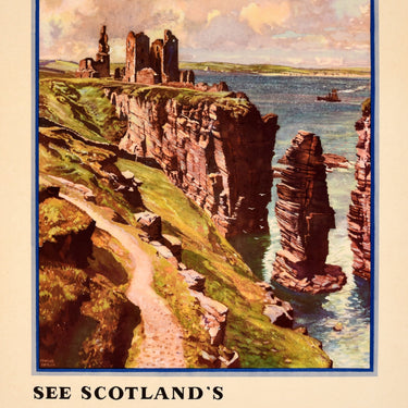See Scotland Farthest North Castle Sinclair Girnigoe