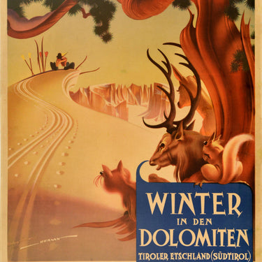 Winter in den Dolomiten