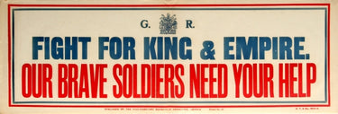 Fight For King And Empire WWI UK