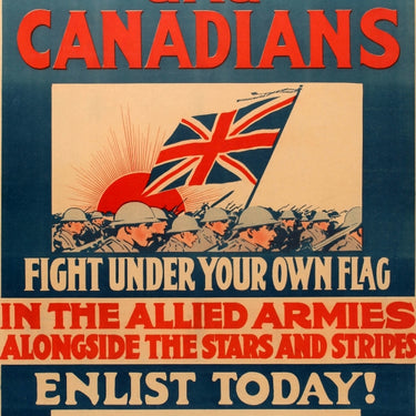 Britons Canadians Enlist WWI