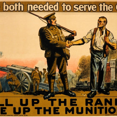 We're both needed to serve the Guns World War 1 WWI