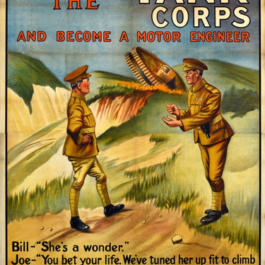 Join The Tank Corps Recruitment Propaganda