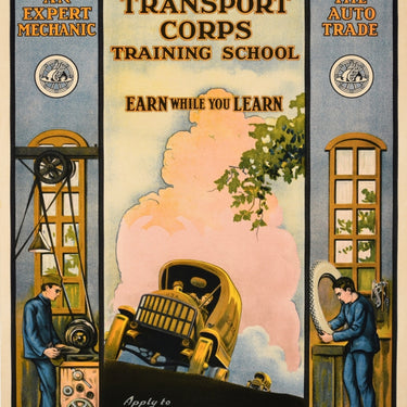 Motor Transport Corps Training School WWI USA