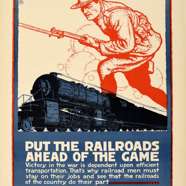 Railroads Ahead Of The Game WWI USA