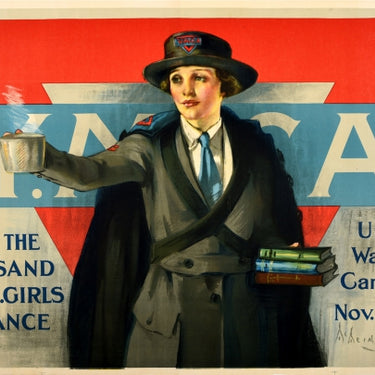 YMCA Girls In France WWI United War Work Campaign