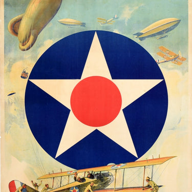 Join The Air Service Learn Earn WWI US Army Air Corps