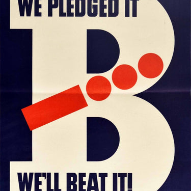 Victory Pledge WWII We Will Beat It