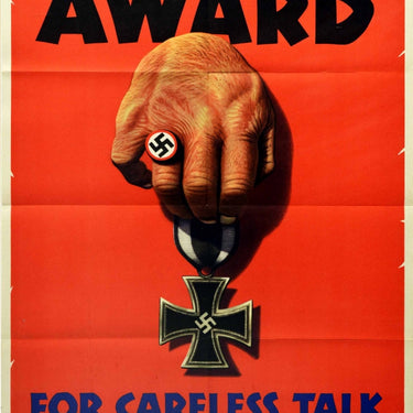 Award For Careless Talk WWII Dohanos