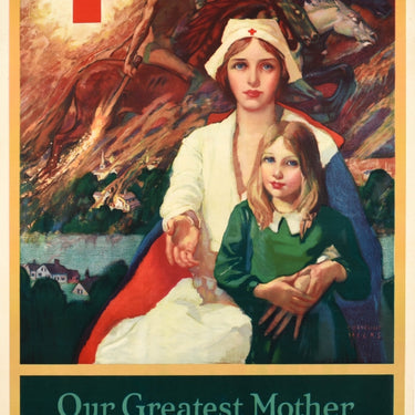 Red Cross Our Greatest Mother Join WWI