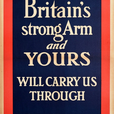 Britains Strong Arm Enlist Now WWI