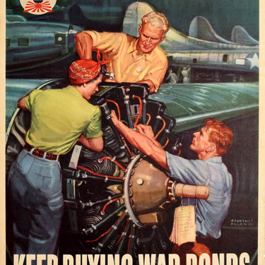 Keep Buying War Bonds WWII Sky's The Limit