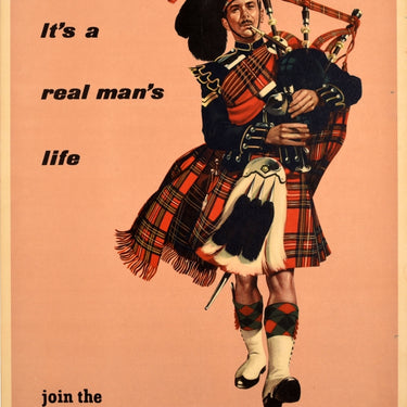 Join The Regular Army Scots Guards Piper