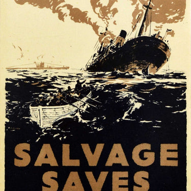 Salvage Saves Shipping WWII Recycling