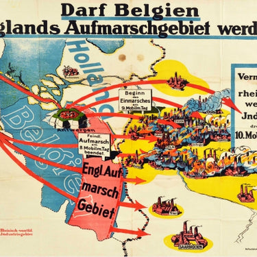 Belgium British Invasion WWI Germany
