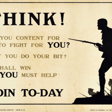 Think Are You Content UK Recruitment WWI