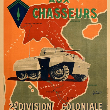 Chasseurs Colonial Troops Recruitment Far East Cambodia Vietnam