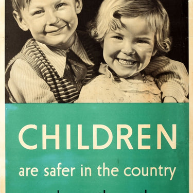 Children Are Safer In The Country WWII