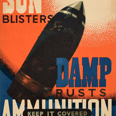 Sun Blisters Ammunition WWII Frank Newbould