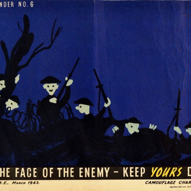 Camouflage Face Of The Enemy WWII