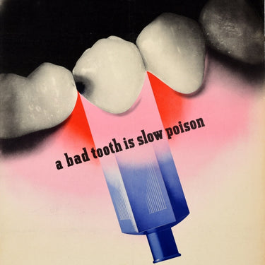 Bad Tooth Slow Poison WWII Abram Games