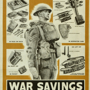 War Savings Your Fighting Equipment WWII