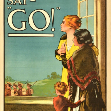 Women Of Britain Say Go WWI Recruiting