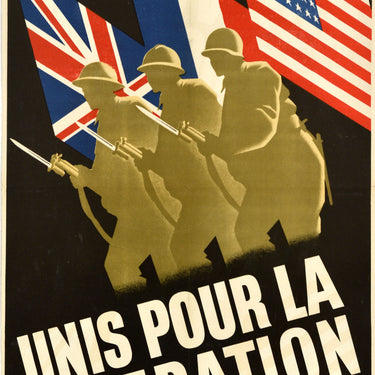 United For The Liberation WWII Soldiers Flags
