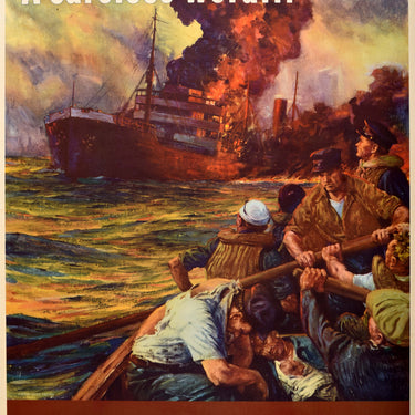 Careless Word Needless Sinking WWII