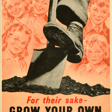 Dig For Victory Grow Vegetables WWII