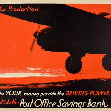 War Production Post Office Savings Bank WWII