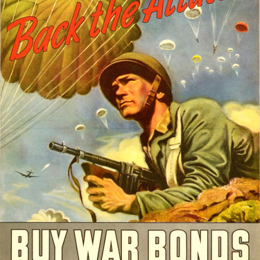 Buy War Bonds Back the Attack WWII